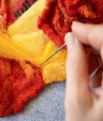 TALLER DE NEEDLE FELTING: AFIELTRADO DE LANA CON AGUJA CON MISTYBOSK - 18 de marzo en Madrid