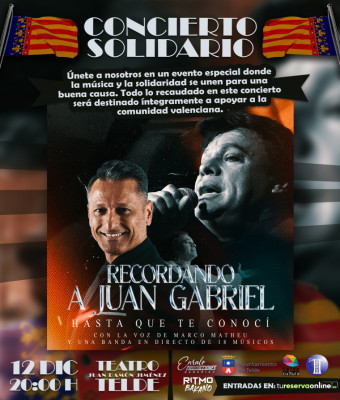 CONCIERTO SOLIDARIO "RECORDANDO A JUAN GABRIEL" en Telde