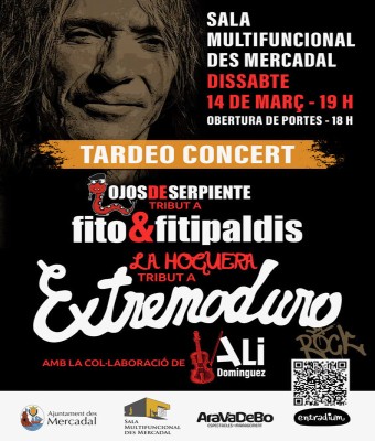Homenaje a Extremodura y Fito EN LA MULTIFUNCIONAL DES MERCADAL en Balears, Illes