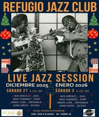 LIVE JAZZ SESSION - Bienvenida al 2026 en Alicante/Alacant