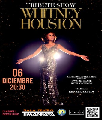 Whitney Houston - Tribute Show, en la Sala Timanfaya en Santa Cruz de Tenerife