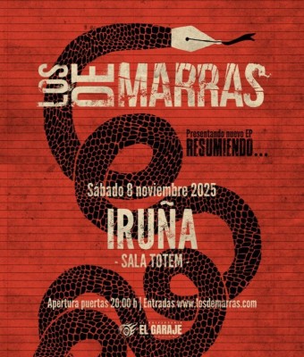 Concierto de Los de Marras en Iruña en Navarra