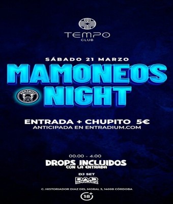 FIESTA TEMPO 21/03/2026 en Córdoba
