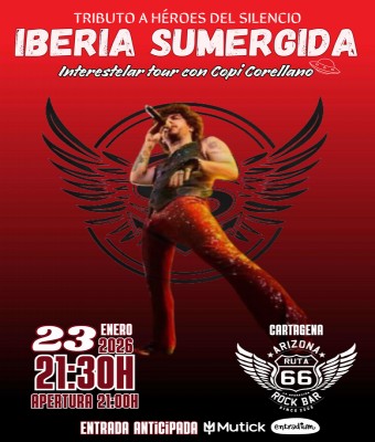 Iberia Sumergida con Copi Corellano en La Aparecida, Cartagena - Arizona Ruta 66 en Murcia