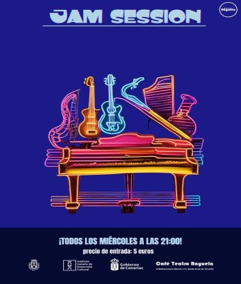 Filippo Dall'Asta + Jam Session, en el Café Teatro Rayuela en Santa Cruz de Tenerife