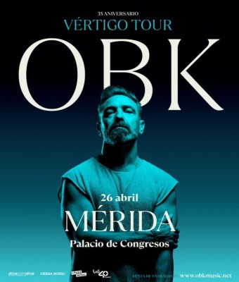CONCIERTO OBK - MÉRIDA - PALACIO DE CONGRESOS - DOMINGO 26 DE ABRIL en Badajoz