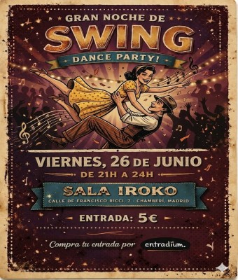 Noche de Swing 26 de Junio en Madrid