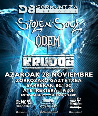 Stolen Soul + Odem + Kruddö en Bizkaia