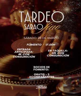 Tardeo Sábado - Sarao Fino en Valencia/València