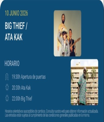 Big Thief / Ata Kak - Noches del Botánico 2026 en Madrid