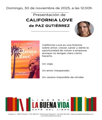 Presentación de 'California Love', de Paz Gutiérrez en Madrid