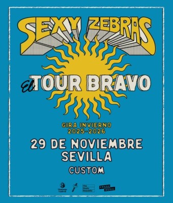 CONCIERTO DE SEXY ZEBRAS - SEVILLA - SALA CUSTOM - SÁBADO 29 DE NOVIEMBRE