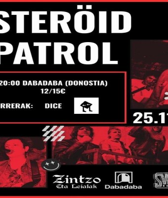 STERÖID + PATROL en Donostia-San Sebastian
