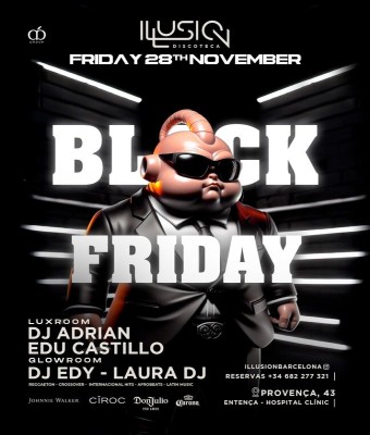 ILLUSION · BLACK FRIDAY  en Barcelona