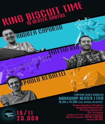 Blues a La Iguana: King biscuit time en Barcelona
