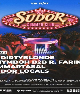 SUDOR SUMMER CLUB · HOT SUMMER en Barcelona