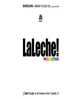 LaLeche! Pride en Barcelona