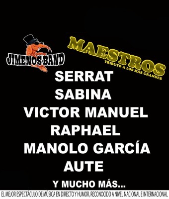 HOMENAJE A LOS GRANDES MAESTROS POR JIMENOS BAND en Ávila