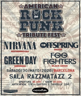 Festival de Tributos AMERICAN ROCK PUNK (Barcelona)