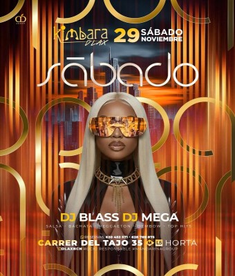 KIMBARA DLAX · SÁBADO 29 NOV en Barcelona