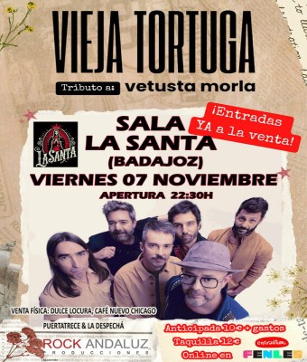 TRIBUTO A VETUSTA MORLA EN BADAJOZ