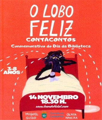 O LOBO FELIZ- DÍA DA BIBLIOTECA en Coruña, A