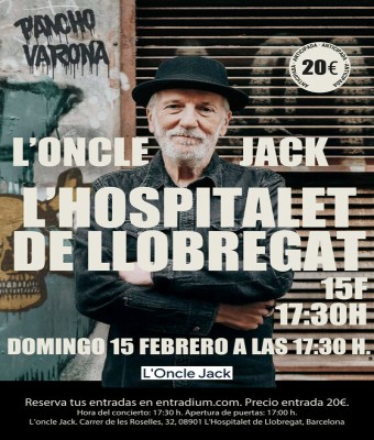 Pancho Varona en Concierto en l'Hospitalet de Llobregat en Barcelona