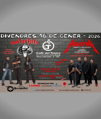 MOTÖRHITS  & FIGHTFIRE  CAFÈ DEL TEATRE – LLEIDA