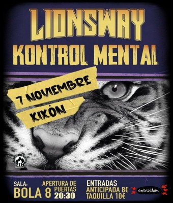 LIONSWAY + KONTROL MENTAL  Xixón en Asturias