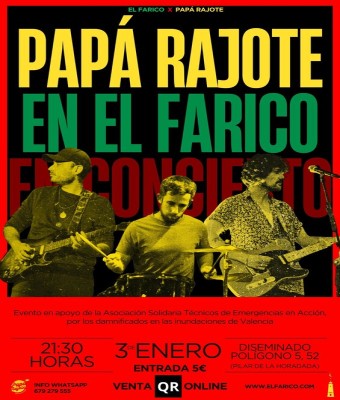 CONCIERTO PAPÁ RAJOTE EN EL FARICO en Alicante/Alacant