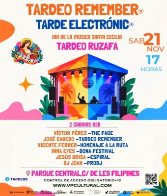 RUZAFA TARDE ELECTRÓNIC® & REMEMBER®( PARC CENTRAL ) en Valencia
