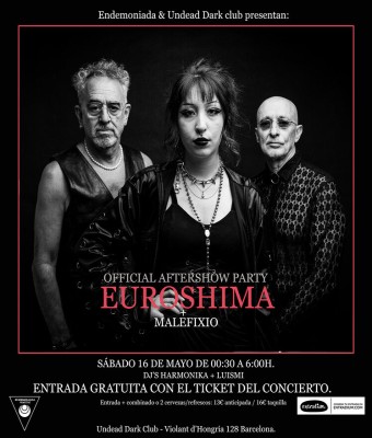 EUROSHIMA + MALEFIXIO (OFFICIAL AFTERSHOW PARTY) en Barcelona