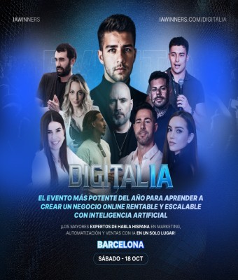 DIGITALIA – Evento de IA y negocios  Barcelona, 18 octubre