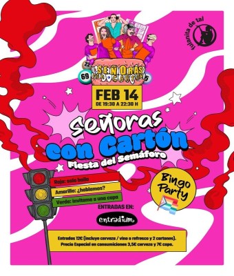SEÑORAS CON CARTÓN Especial Fiesta del semáforo  en Madrid