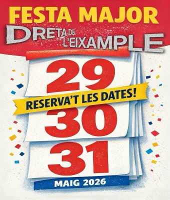 Dinars de Festa Major 2026 en Barcelona