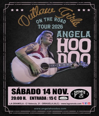 ANGELA HOODOO en LA GRAMOLA en Alicante/Alacant