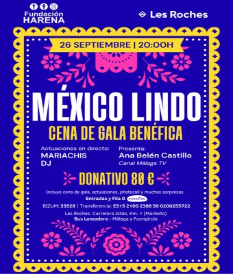 Cena Benéfica Temática - México Lindo en Málaga