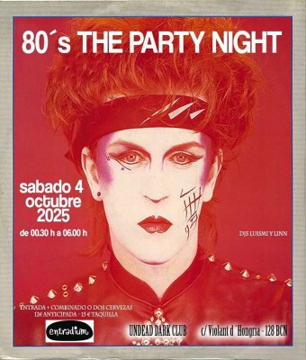 80's PARTY NIGHT  en Barcelona