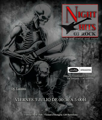 NIGHT HITS OF ROCK en Barcelona