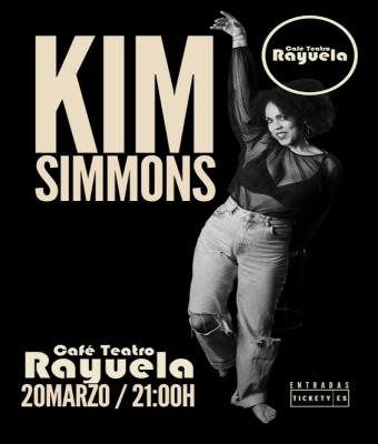 Kim Simmons, en el Café Teatro Rayuela en Santa Cruz de Tenerife