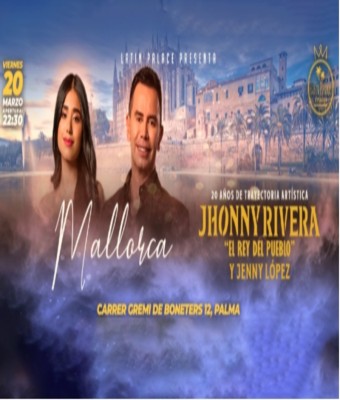 Jhonny Rivera en Mallorca en Baleares