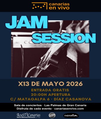 JAM SESSION EN CANARIAS EN VIVO - CONCIERTO EN LAS PALMAS en Palmas, Las