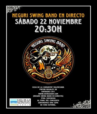 "Neguri Swing Band en Directo" en Madrid