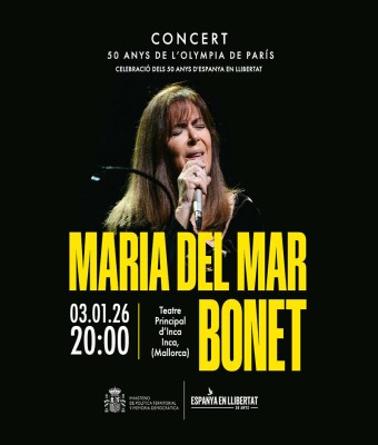 50 años del Olympia de París - Maria del Mar Bonet - Teatre Principal d'Inca  en Balears, Illes