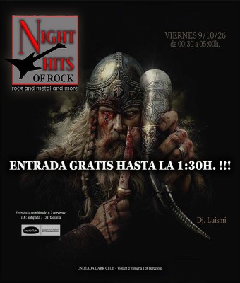NIGHT HITS OF ROCK en Barcelona