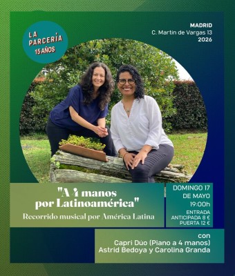 Capri Duo - A 4 manos por Latinoamérica en Madrid
