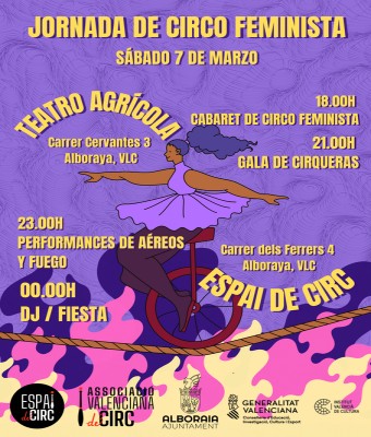 JORNADA DE CIRCO FEMINISTA DE LA AVC 2026 en Valencia/València