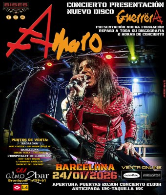 AMARO EN CONCIERTO - BARCELONA - PRESENTACIÓN NUEVO DISCO "GUERRERA"