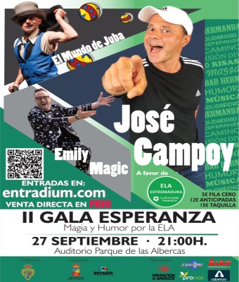 II Gala de la Esperanza – Magia y Humor por la ELA en Badajoz