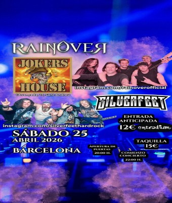 RAINOVER + SILVERFEET en Barcelona